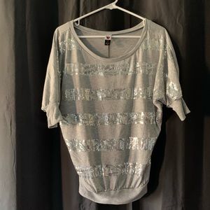 Sparkle 3/4 sleeve top